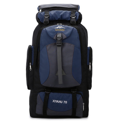 70L Outdoor Backpack For Hiking Camping Travel, Large Capacity Durable Rucksack With Multiple Compartments, Adjustable Straps, Lightweight Backpack For Outdoor Adventures & Daily Trips