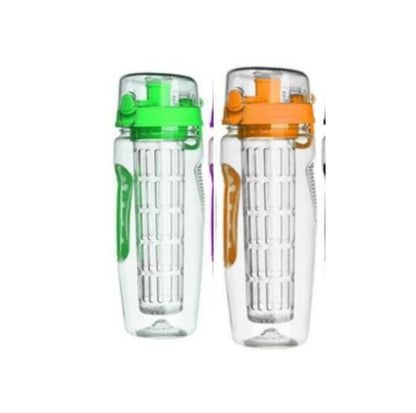 32Oz Fruit Infusing Infuser Water Bottle Water Fruit Bottle BPA Free Plastic Sport Fruit Infuser Water Bottles With Infuser Juice Shaker Drink Bottle Of Water